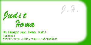 judit homa business card